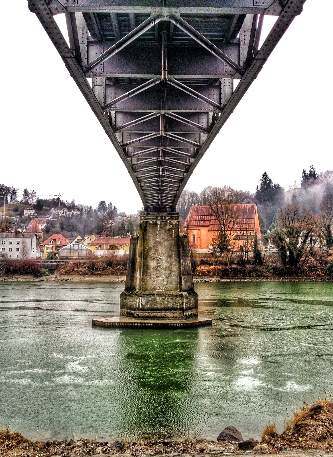 Eisenbahnbrücke über die Inn, Passau